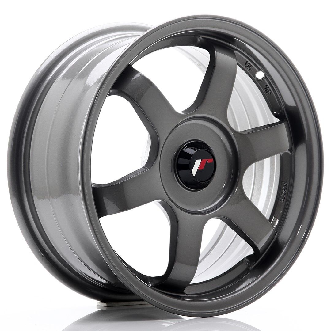 Image of JR-Wheels JR3 Velgen 15 Inch 7J ET35-42 Custom PCD Gun Metal