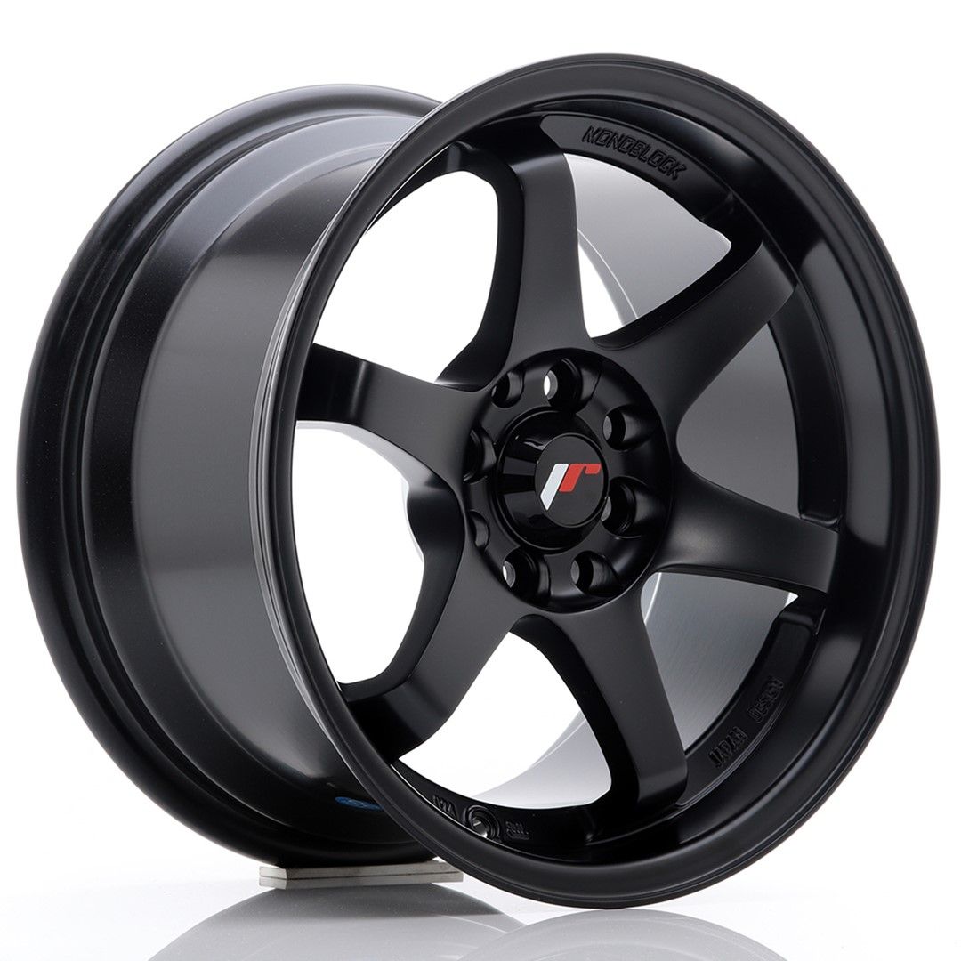 Image of JR-Wheels JR3 Velgen 15 Inch 8J ET25 4x100,4x114.3 Flat Black