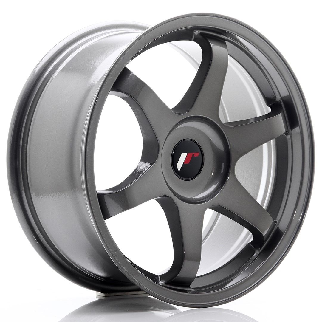 Image of JR-Wheels JR3 Velgen 17 Inch 8J ET35 Custom PCD Gun Metal
