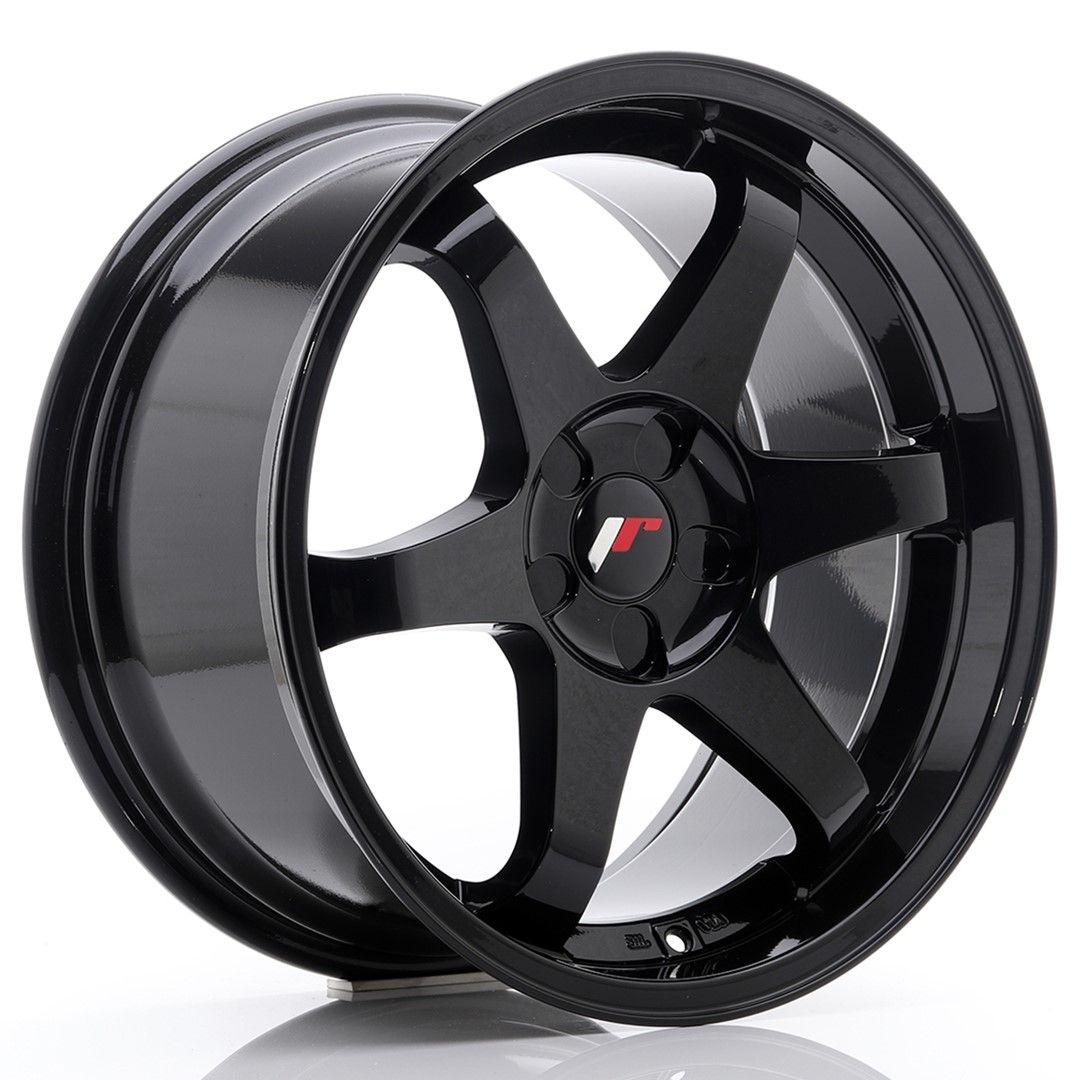 Image of JR-Wheels JR3 Velgen 18 Inch 9J ET35-40 Custom PCD Gloss Black