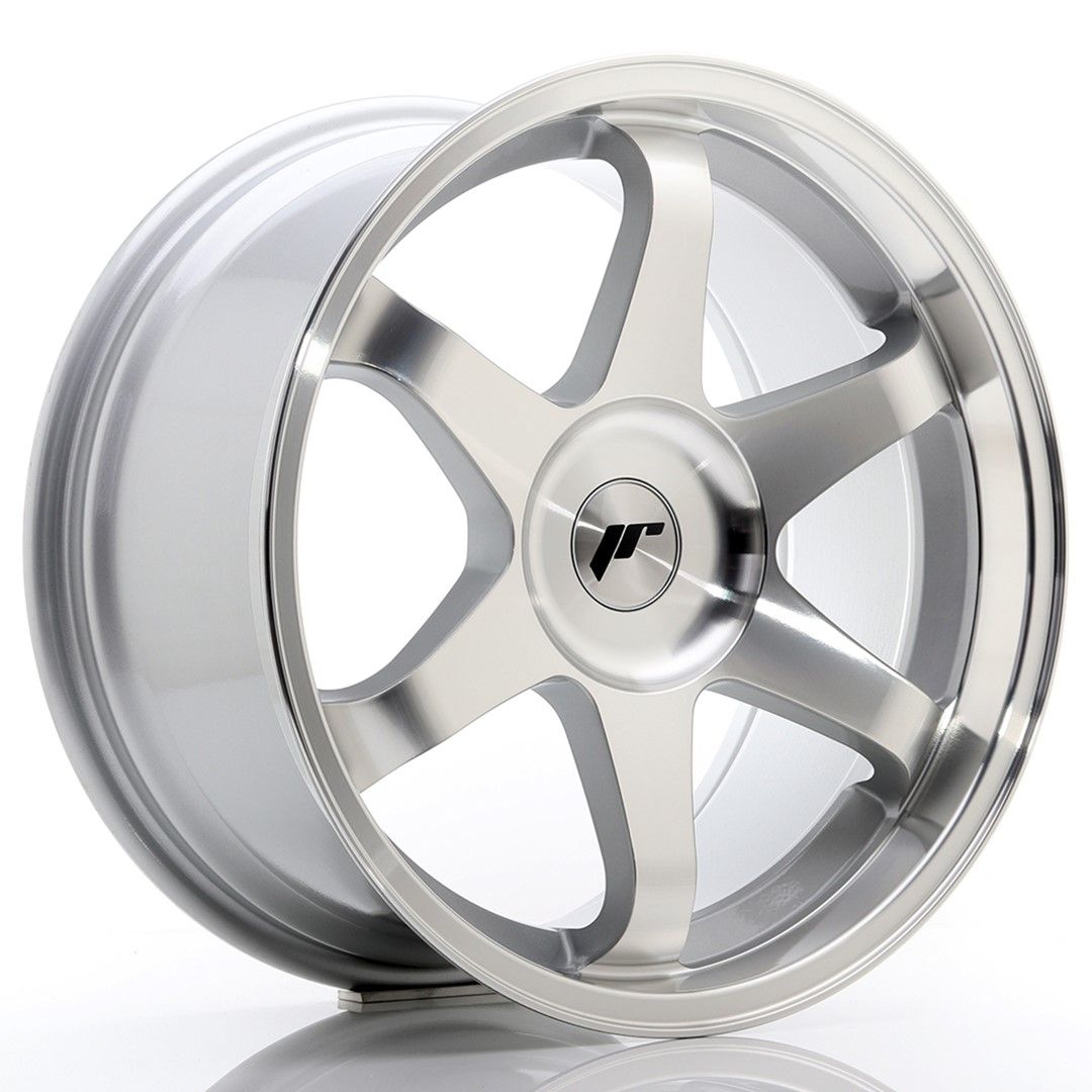 Image of JR-Wheels JR3 Velgen 18 Inch 9J ET35-40 Custom PCD Silver Machined Face
