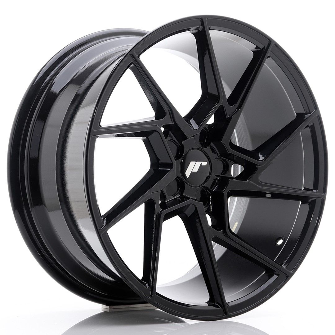 Image of JR-Wheels JR33 Velgen 19 Inch 9.5J ET35-45 Custom PCD Gloss Black