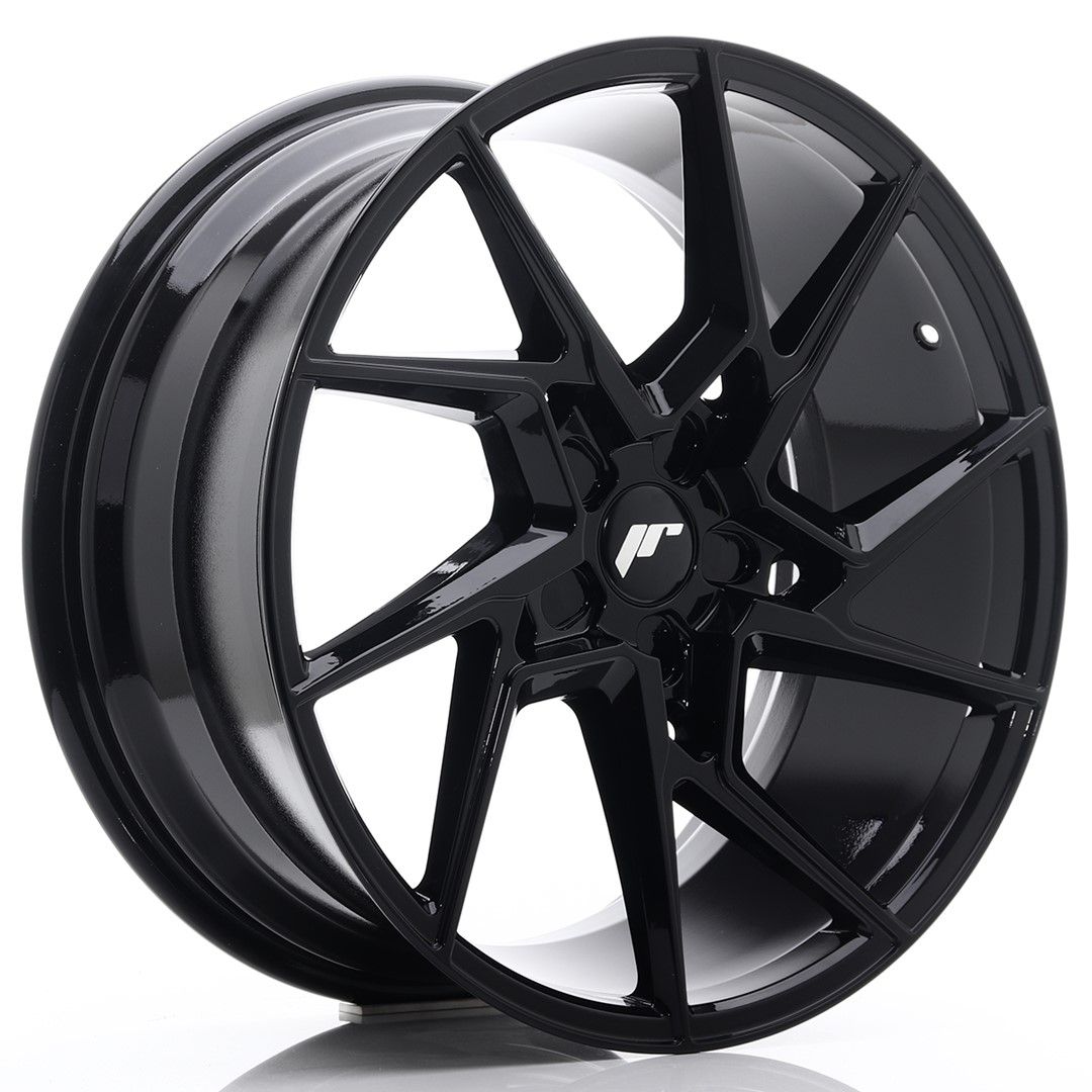 Image of JR-Wheels JR33 Velgen 20 Inch 9J ET20-48 Custom PCD Gloss Black