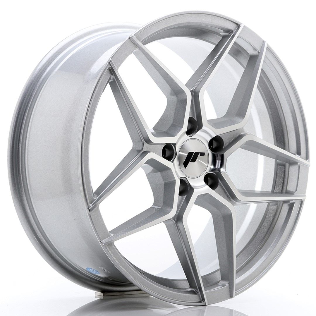 Image of JR-Wheels JR34 Velgen 18 Inch 8J ET35 5x120 Silver Machined Face
