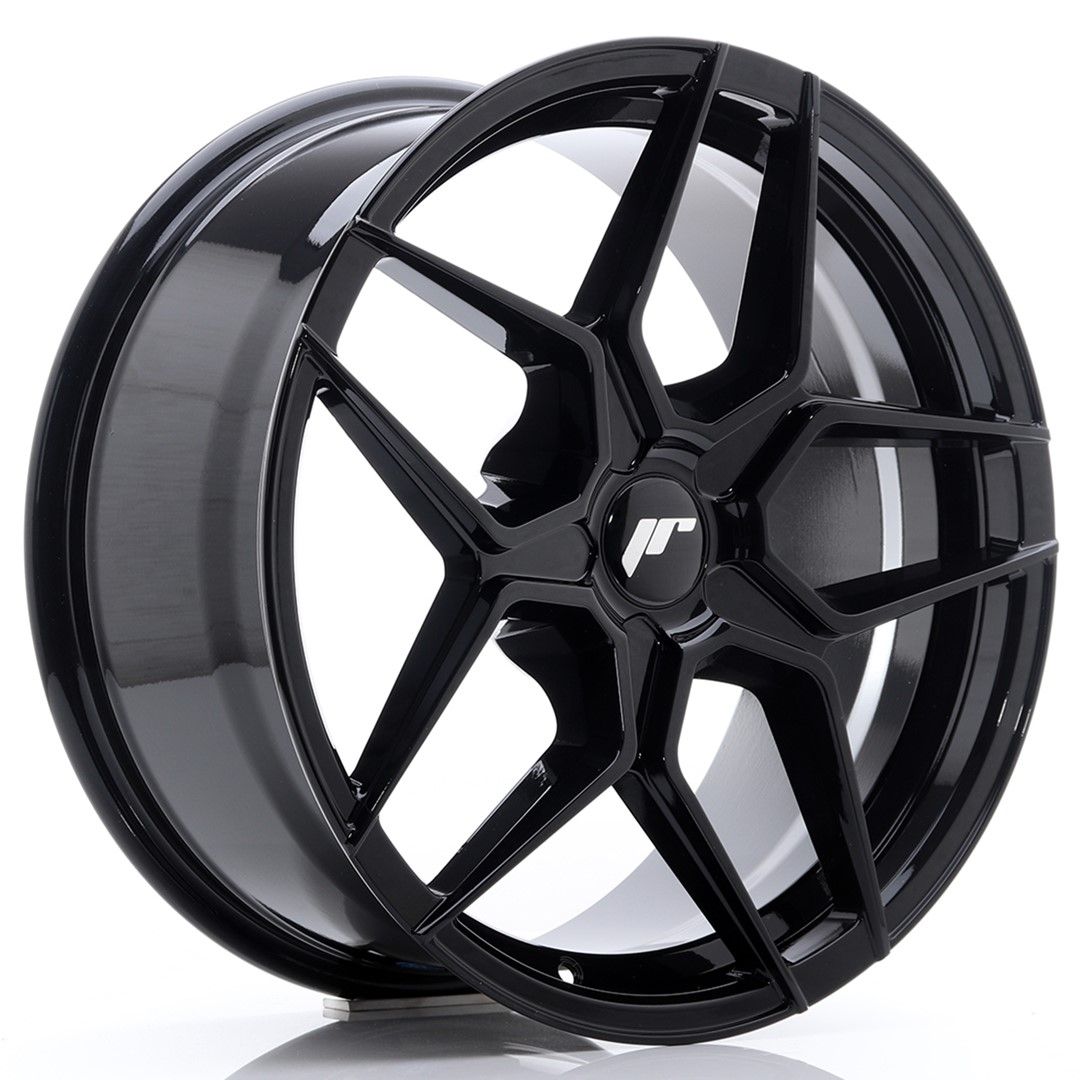 Image of JR-Wheels JR34 Velgen 18 Inch 8J ET20-42 Custom PCD Gloss Black