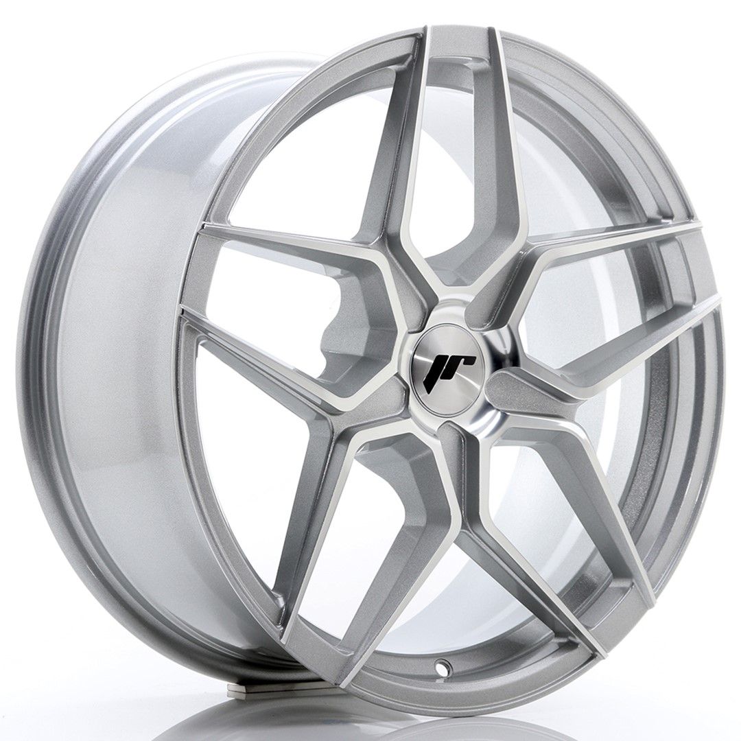 Image of JR-Wheels JR34 Velgen 18 Inch 8J ET20-42 Custom PCD Silver Machined Face