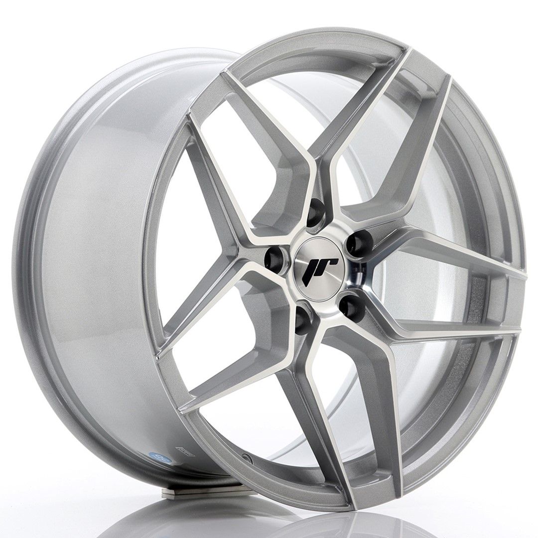 Image of JR-Wheels JR34 Velgen 18 Inch 9J ET35 5x120 Silver Machined Face