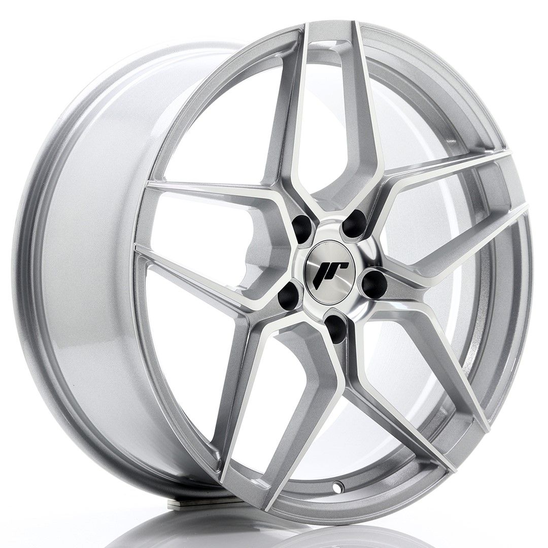 Image of JR-Wheels JR34 Velgen 19 Inch 8.5J ET40 5x112 Silver Machined Face