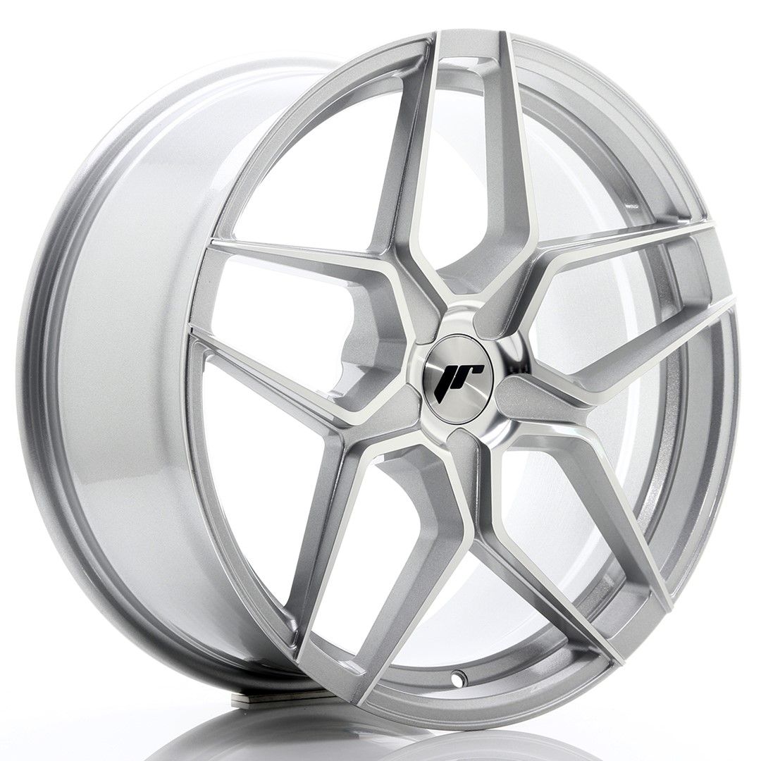 Image of JR-Wheels JR34 Velgen 19 Inch 8.5J ET35-40 Custom PCD Silver Machined Face
