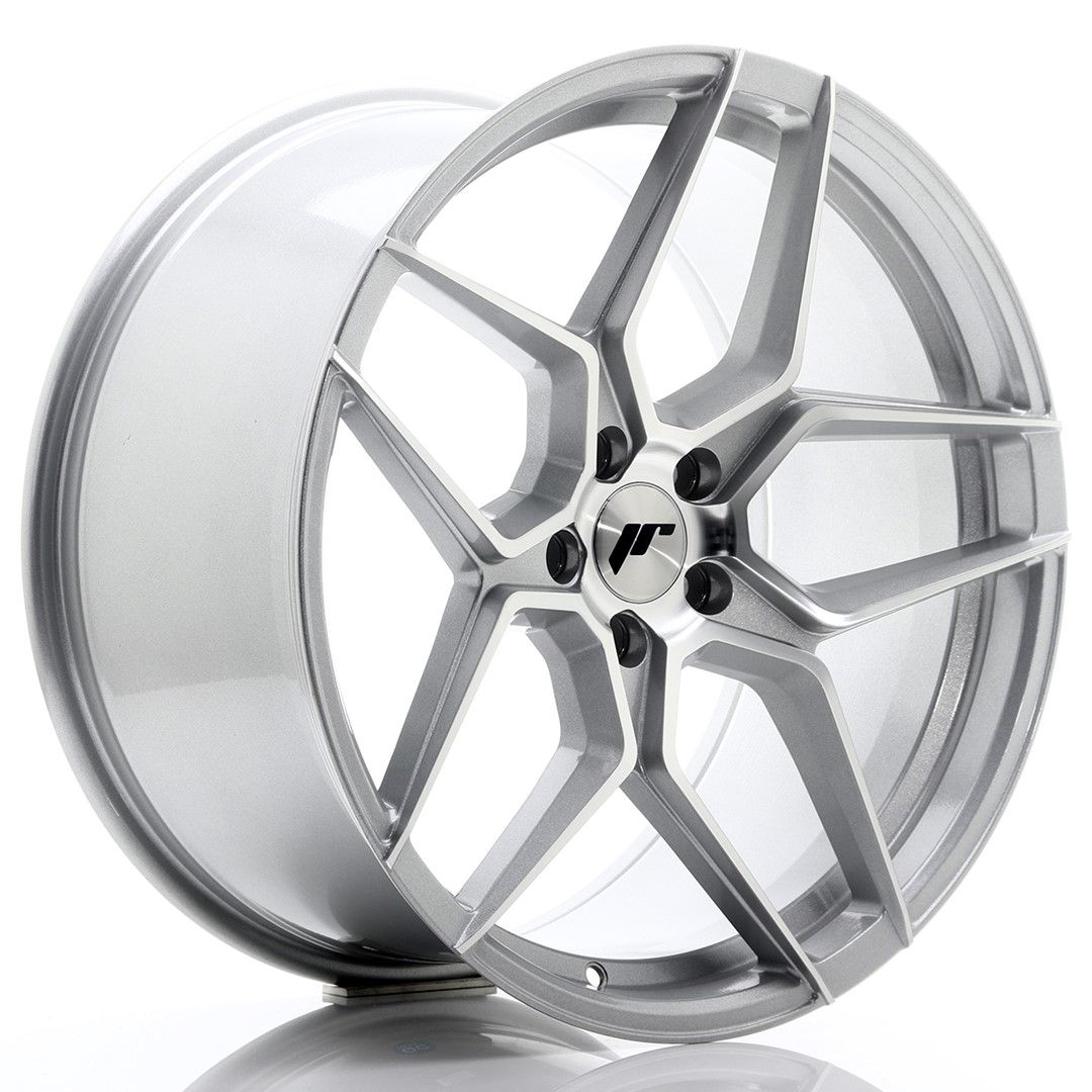 Image of JR-Wheels JR34 Velgen 20 Inch 10J ET40 5x120 Silver Machined Face
