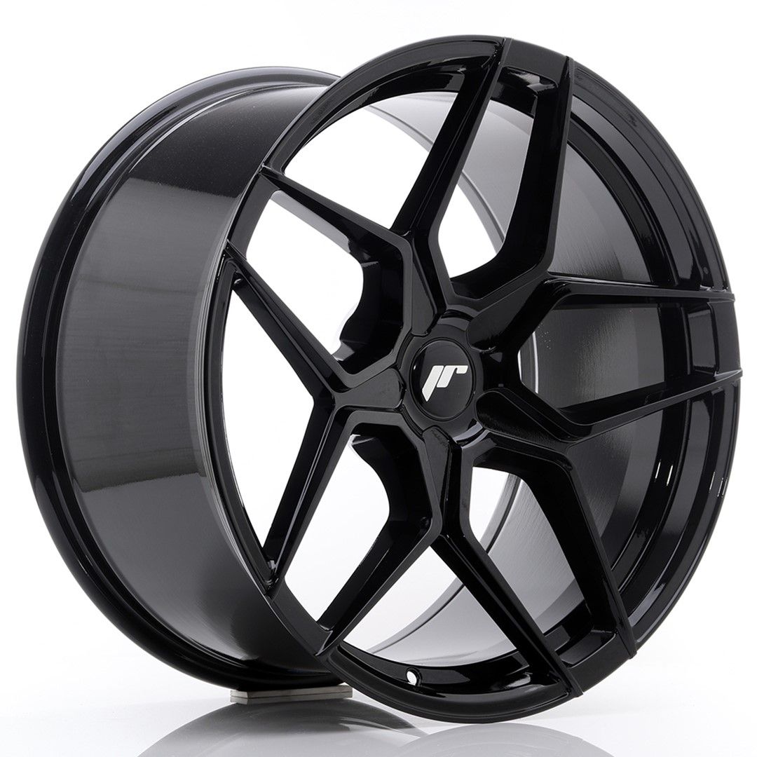 Image of JR-Wheels JR34 Velgen 20 Inch 10J ET20-40 Custom PCD Gloss Black