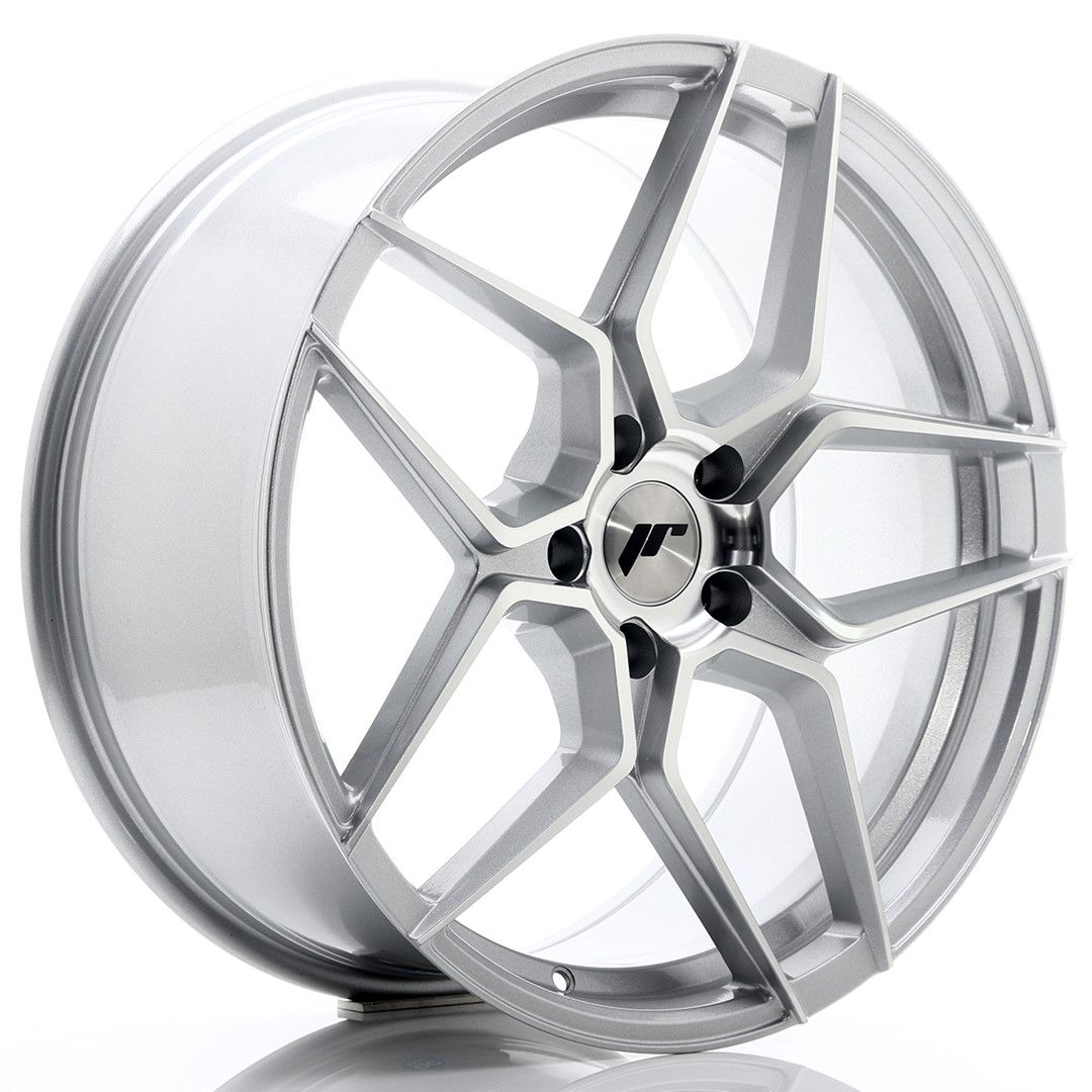 Image of JR-Wheels JR34 Velgen 20 Inch 9J ET35 5x120 Silver Machined Face