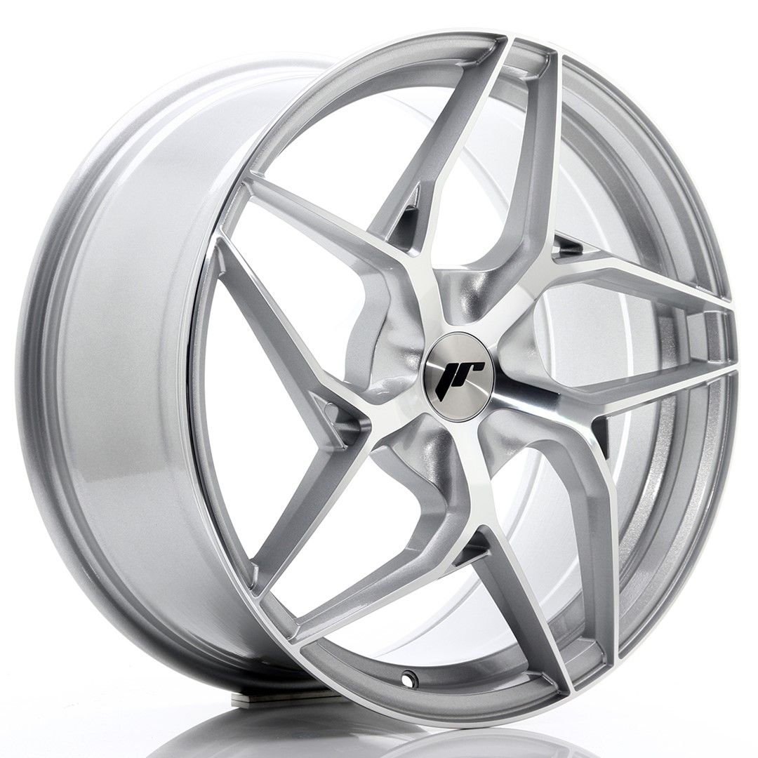 Image of JR-Wheels JR35 Velgen 19 Inch 8.5J ET35-45 Custom PCD Silver Machined Face