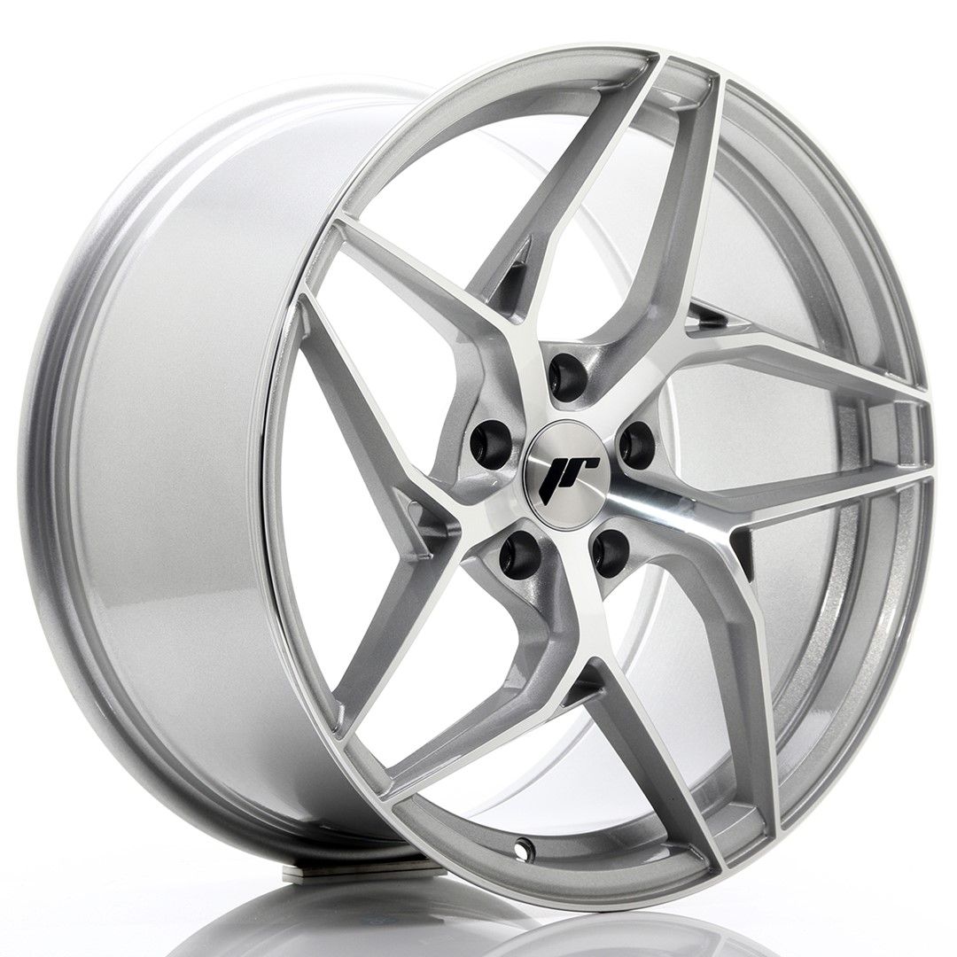 Image of JR-Wheels JR35 Velgen 19 Inch 9.5J ET45 5x112 Silver Machined Face