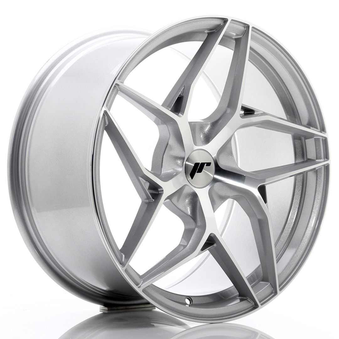 Image of JR-Wheels JR35 Velgen 19 Inch 9.5J ET20-45 Custom PCD Silver Machined Face