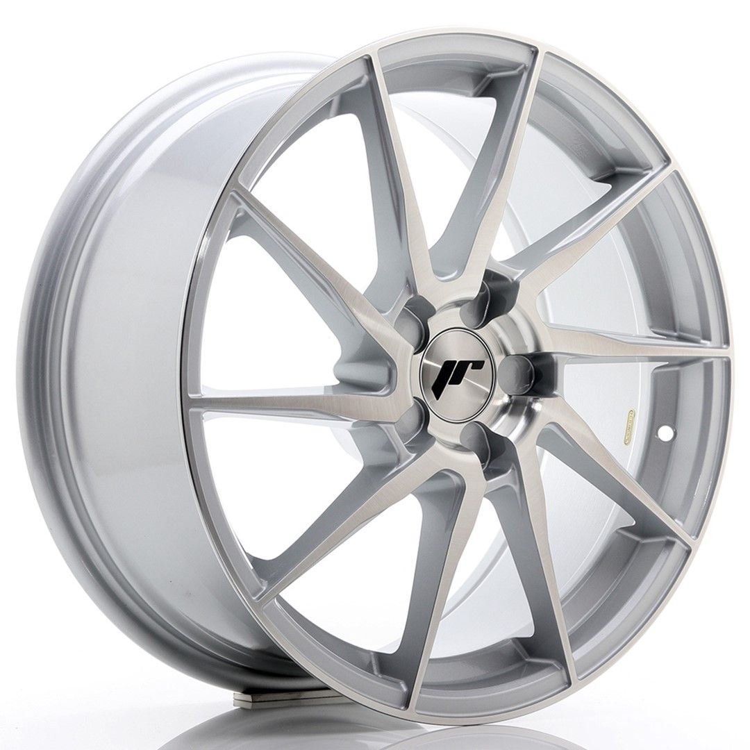 Image of JR-Wheels JR36 Velgen 18 Inch 8J ET20-52 Custom PCD Silver Brushed