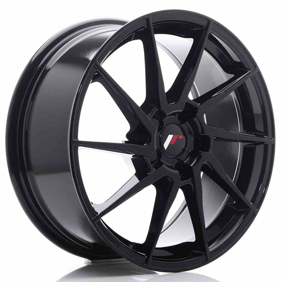 Image of JR-Wheels JR36 Velgen 18 Inch 8J ET35-52 Custom PCD Gloss Black