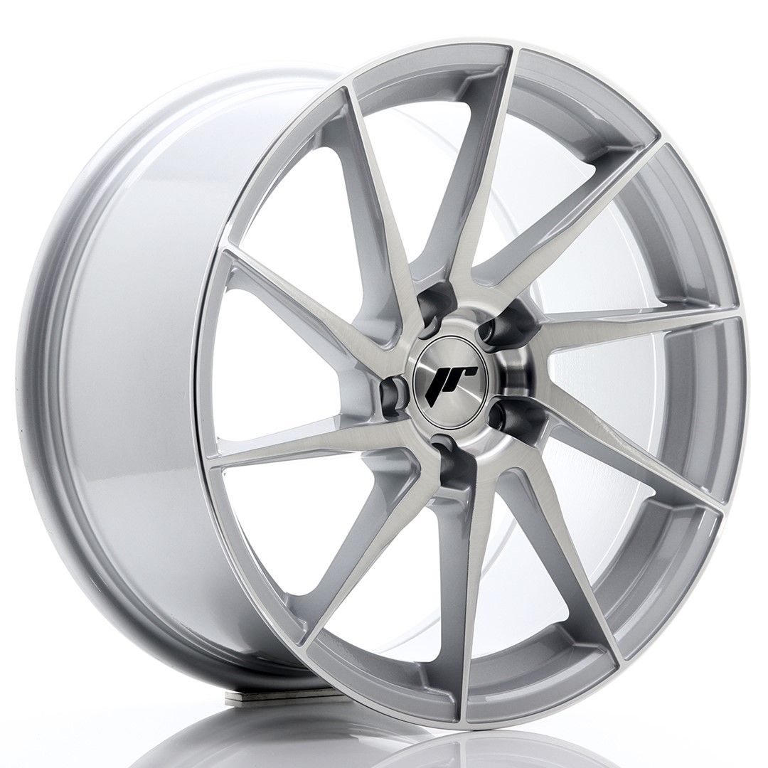 Image of JR-Wheels JR36 Velgen 18 Inch 9J ET35 5x120 Silver Brushed