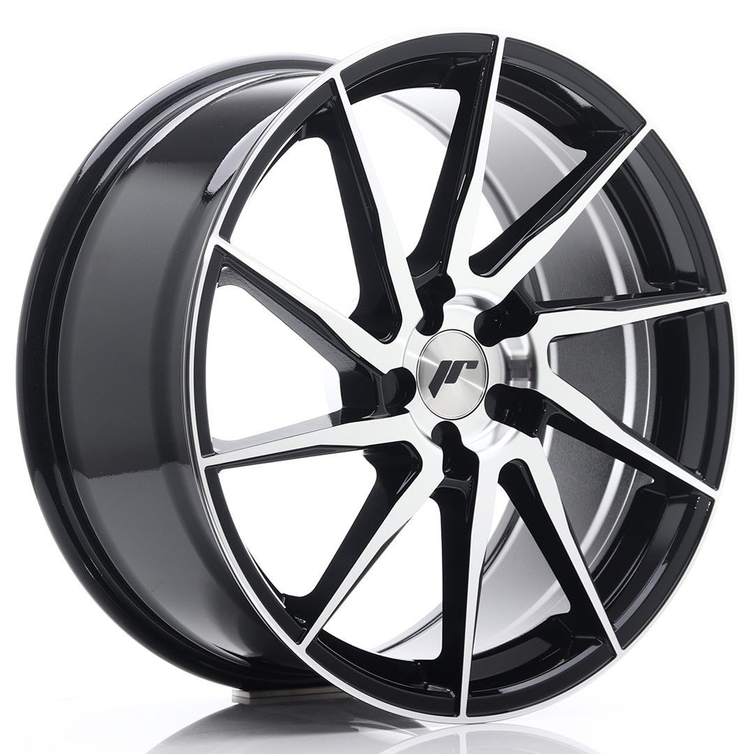Image of JR-Wheels JR36 Velgen 19 Inch 8.5J ET20-50 Custom PCD Gloss Black Machined Face