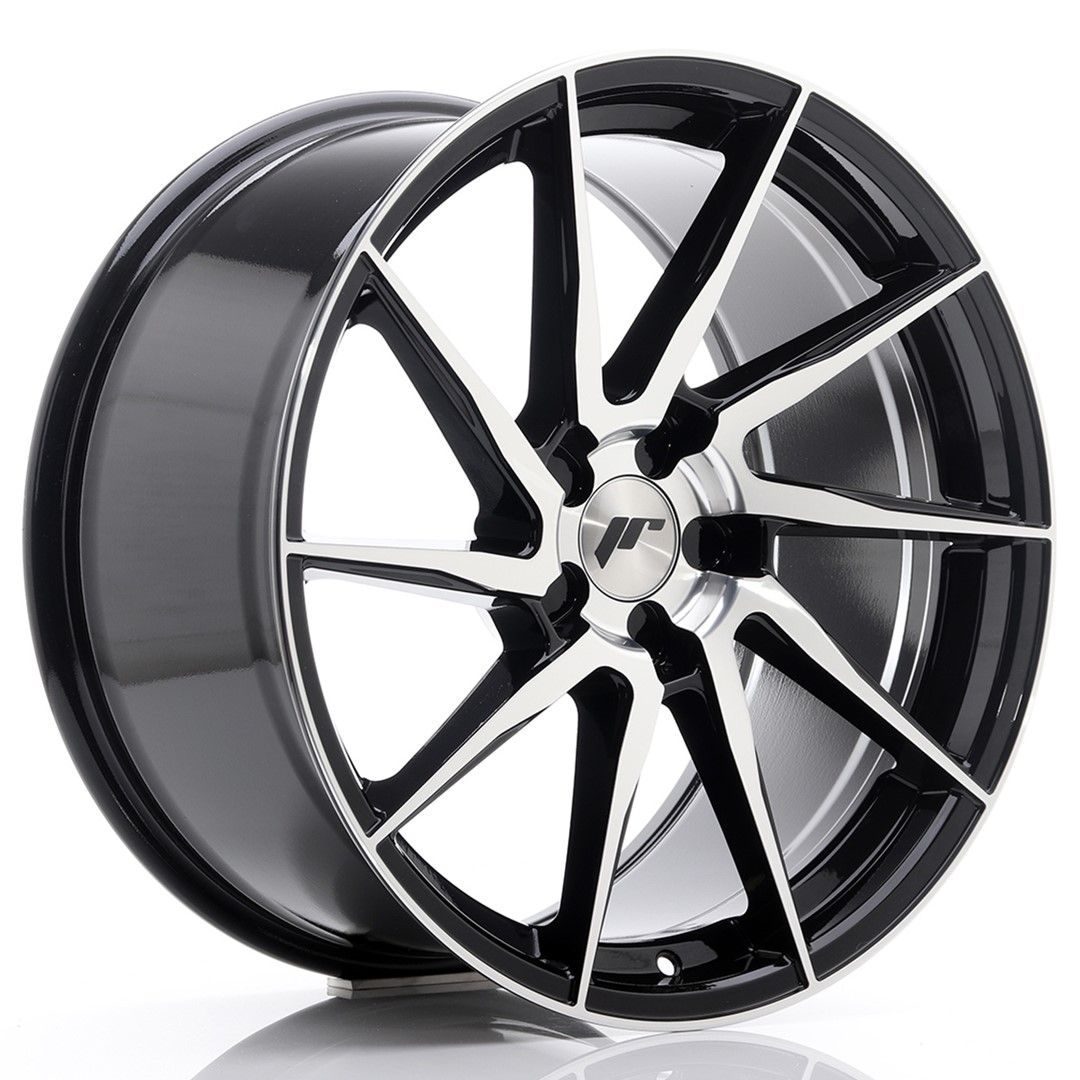 Image of JR-Wheels JR36 Velgen 19 Inch 9.5J ET20-45 Custom PCD Gloss Black Machined Face