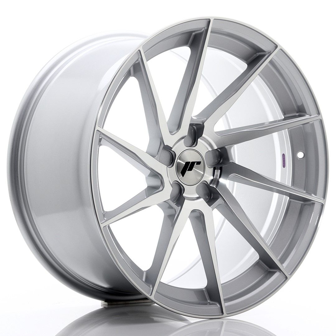 Image of JR-Wheels JR36 Velgen 20 Inch 10.5J ET10-35 Custom PCD Silver Brushed