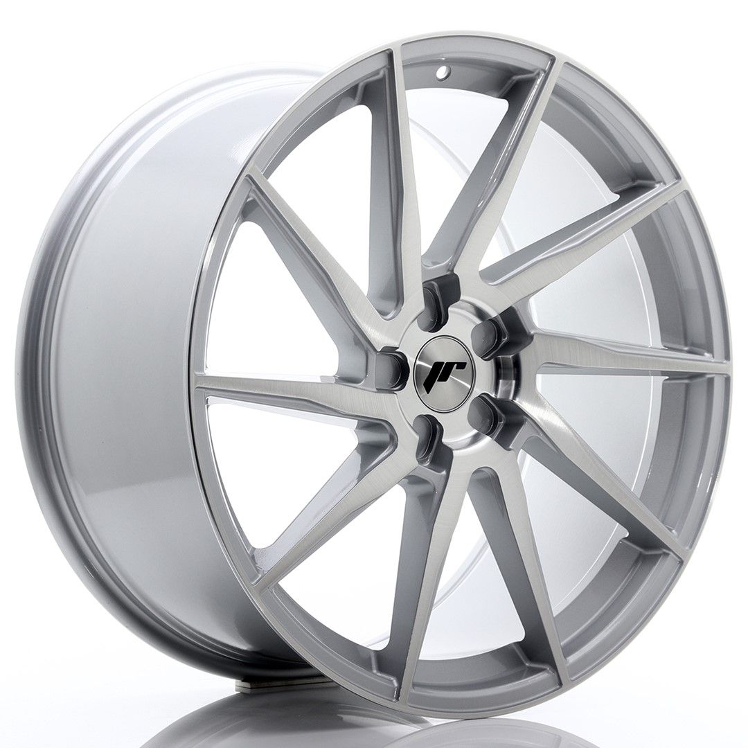 Image of JR-Wheels JR36 Velgen 22 Inch 10.5J ET15-55 Custom PCD Silver Brushed