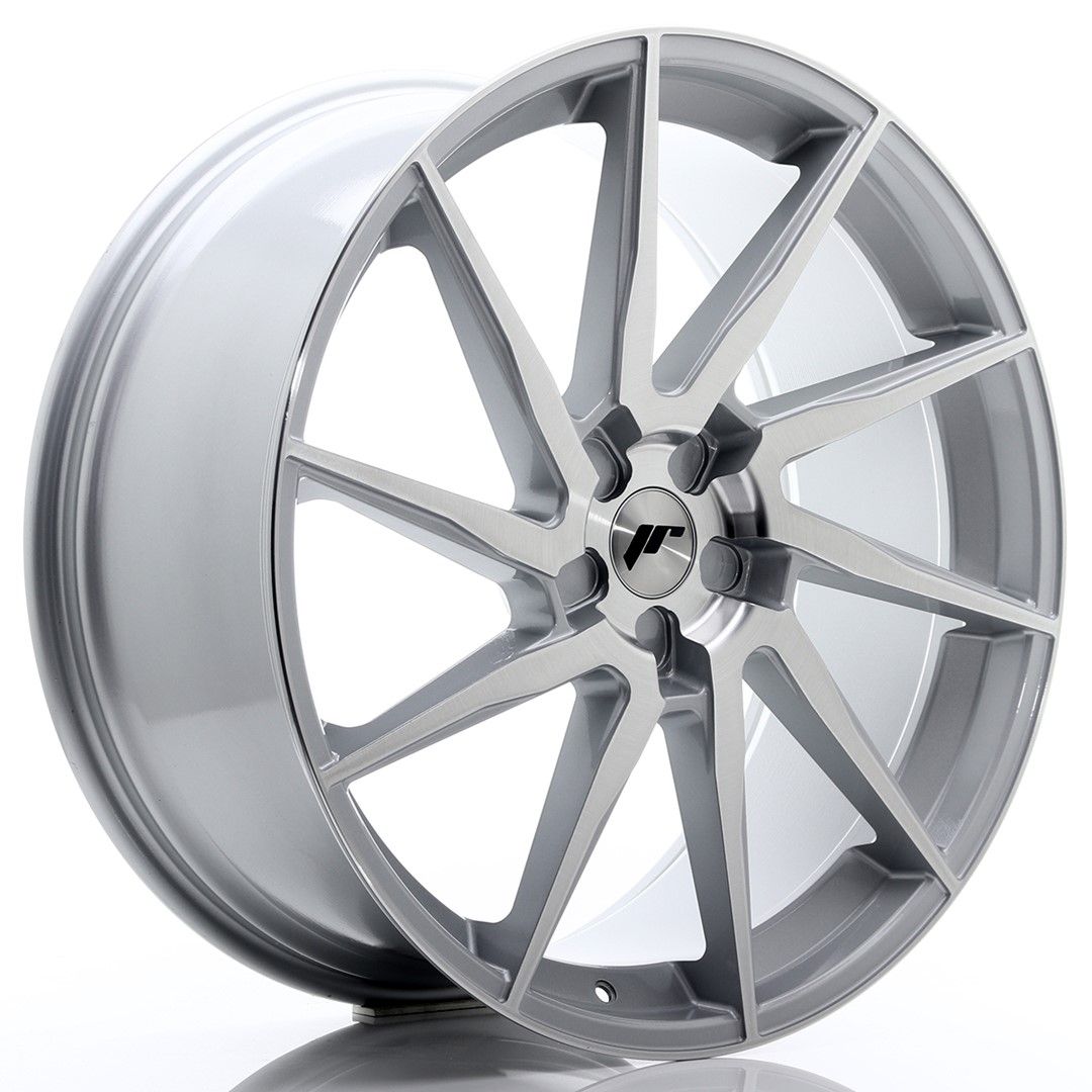 Image of JR-Wheels JR36 Velgen 23 Inch 10J ET30-55 Custom PCD Silver Brushed