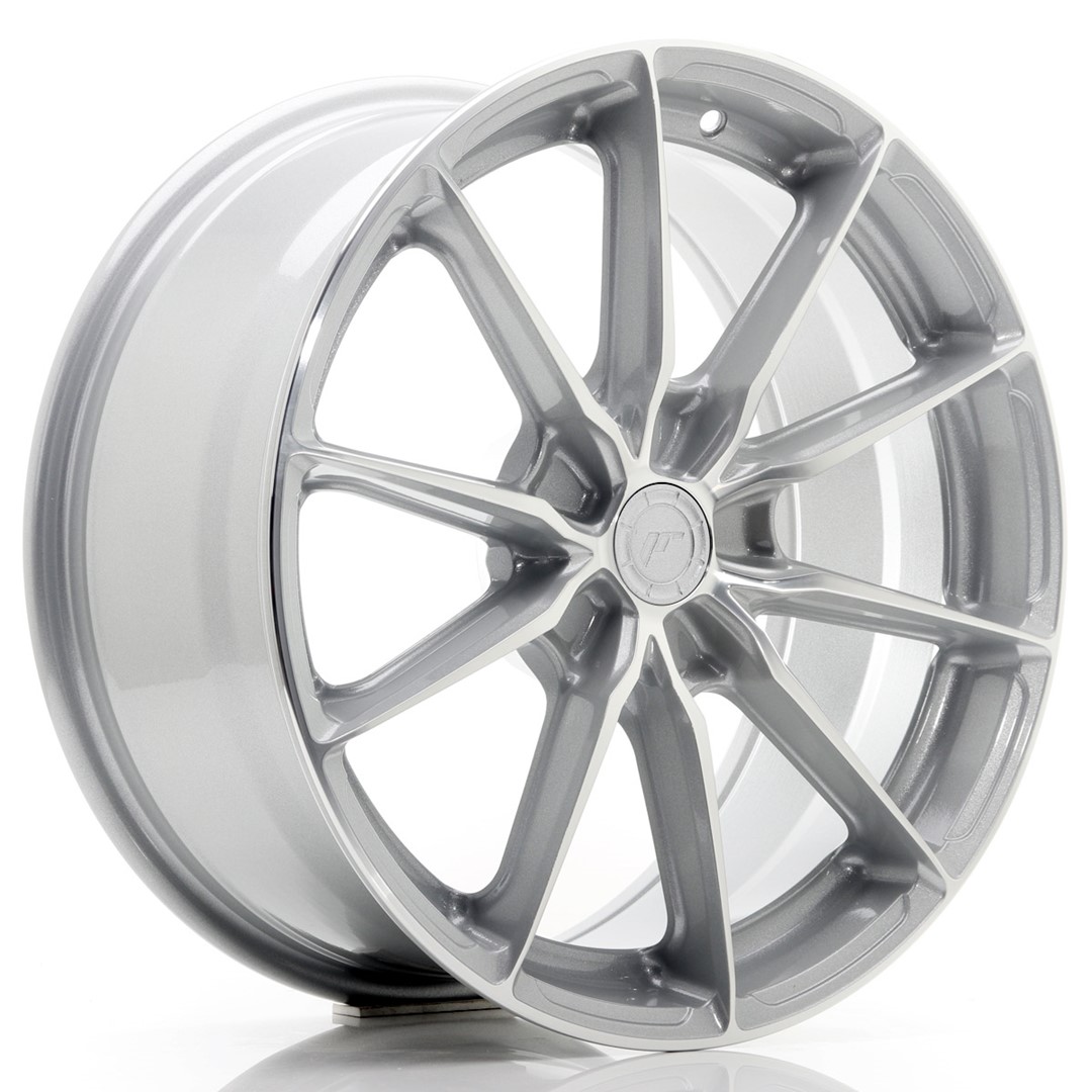 Image of JR-Wheels JR37 Velgen 18 Inch 8J ET20-45 Custom PCD Silver Machined Face