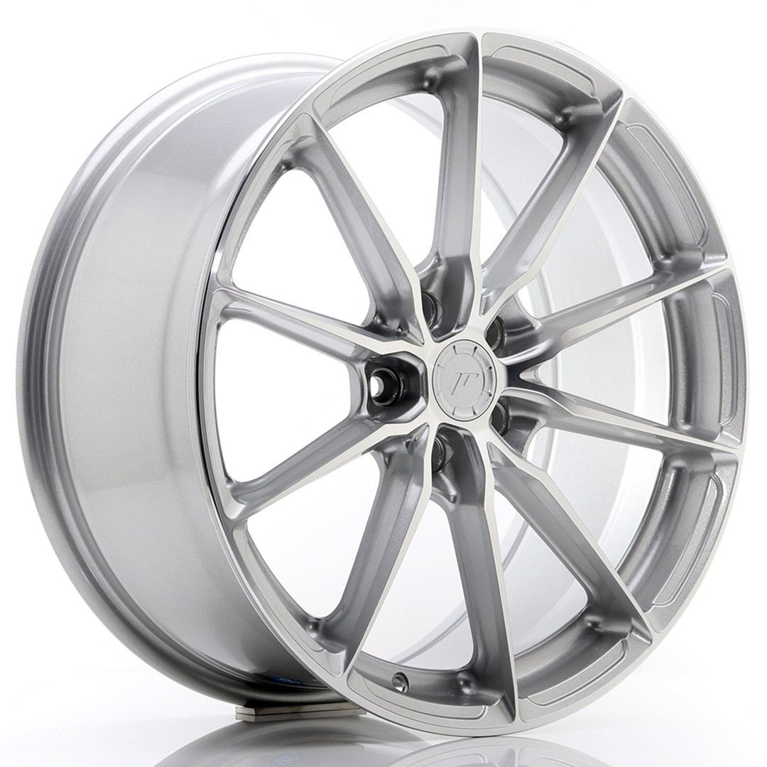 Image of JR-Wheels JR37 Velgen 19 Inch 8.5J ET45 5x112 Silver Machined Face