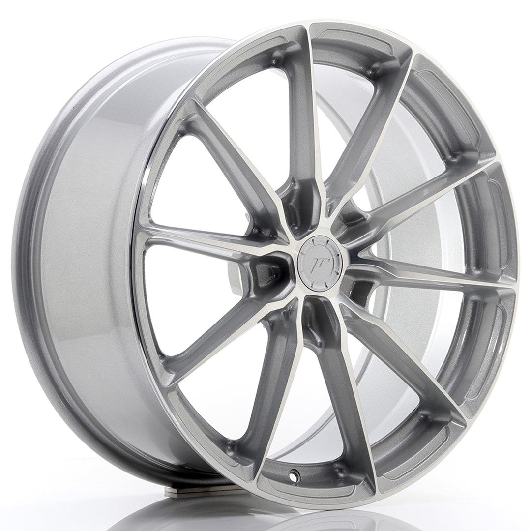 Image of JR-Wheels JR37 Velgen 19 Inch 8.5J ET20-45 Custom PCD Silver Machined Face