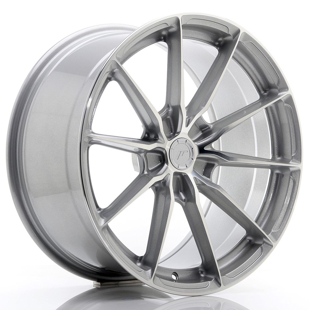 Image of JR-Wheels JR37 Velgen 19 Inch 9.5J ET20-45 Custom PCD Silver Machined Face