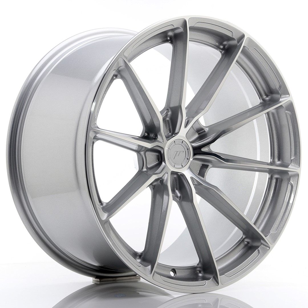 Image of JR-Wheels JR37 Velgen 20 Inch 10.5J ET20-40 Custom PCD Silver Machined Face