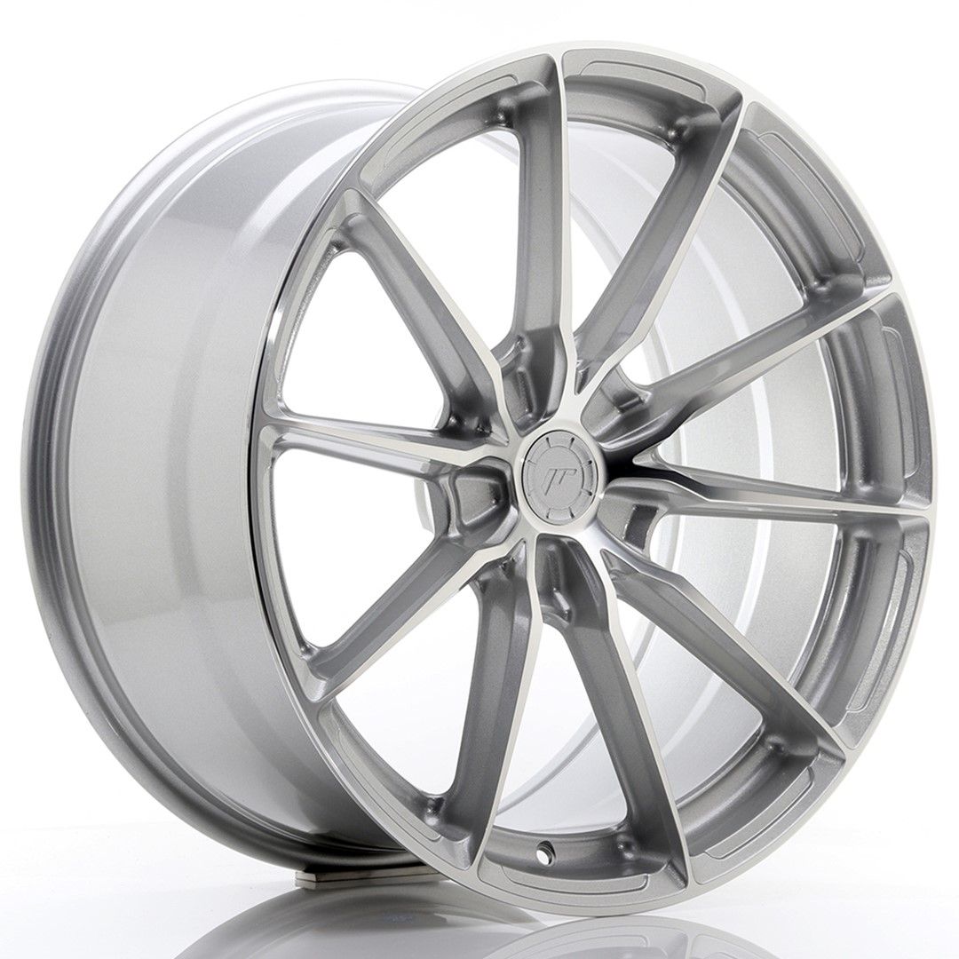 Image of JR-Wheels JR37 Velgen 20 Inch 10J ET20-45 Custom PCD Silver Machined Face