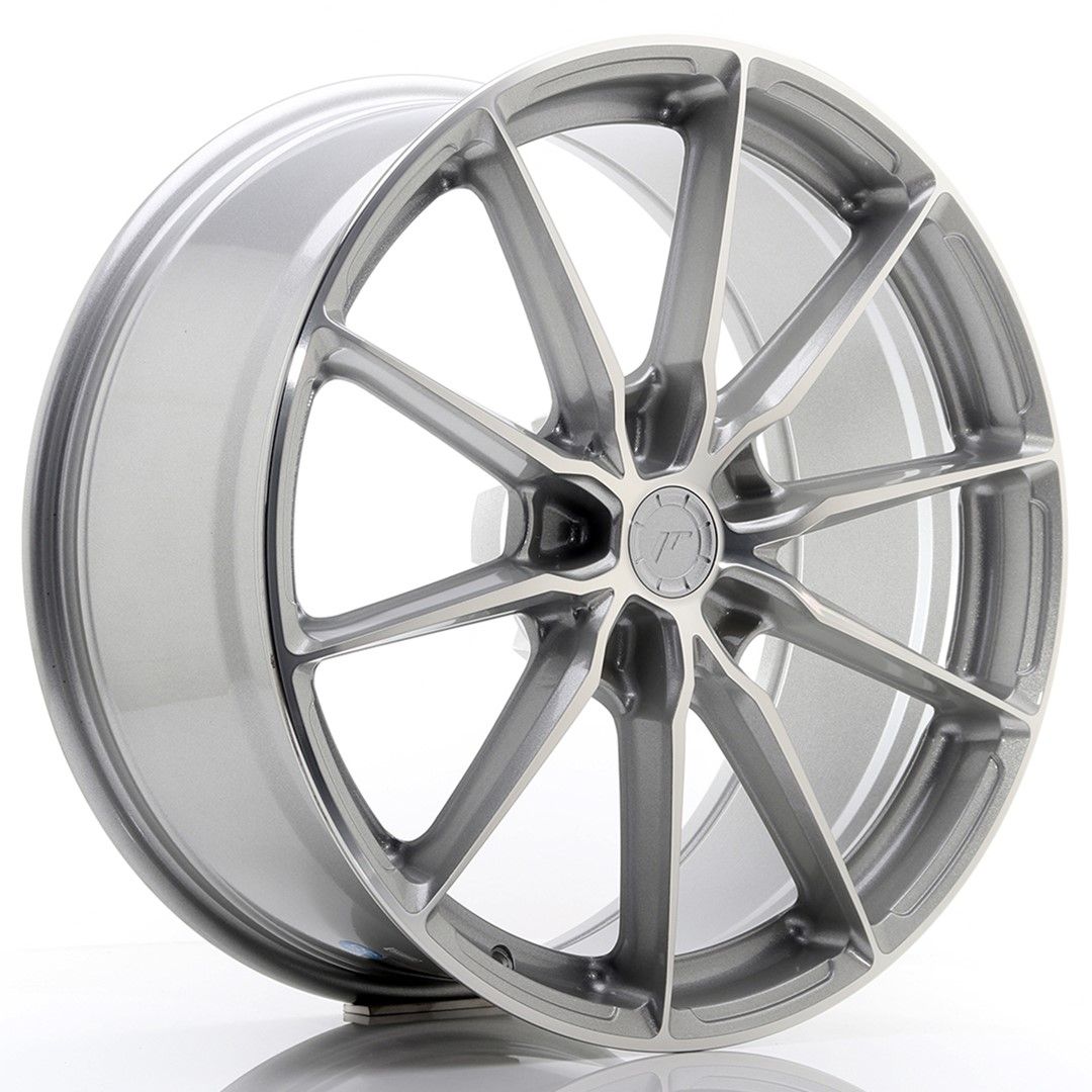 Image of JR-Wheels JR37 Velgen 20 Inch 9J ET20-45 Custom PCD Silver Machined Face