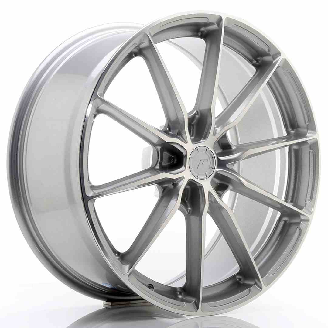 Image of JR-Wheels JR37 Velgen 20 Inch 9J ET35-45 Custom PCD Silver Machined Face