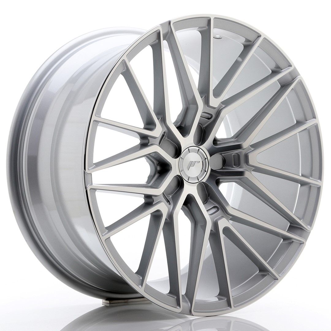 Image of JR-Wheels JR38 Velgen 20 Inch 10J ET20-45 Custom PCD Silver Machined Face