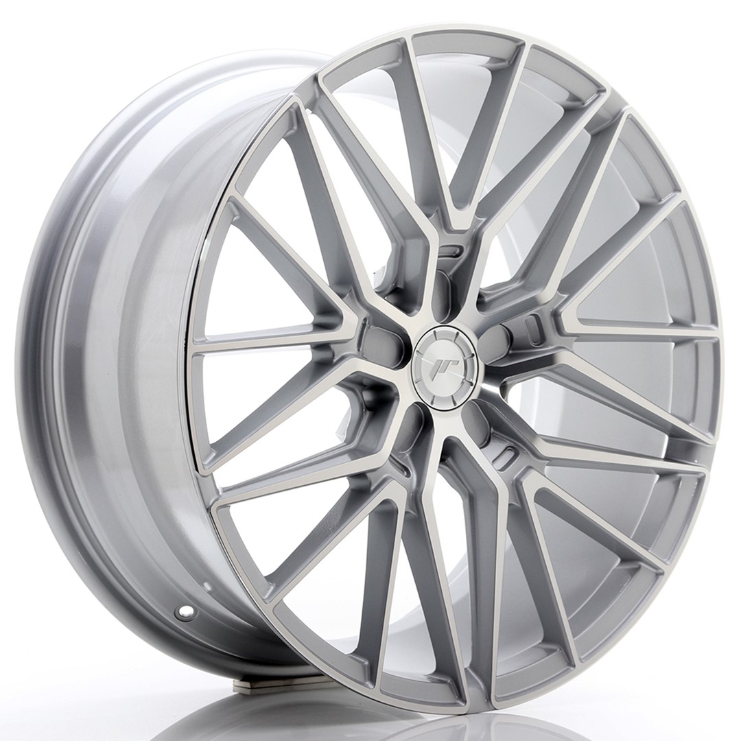 Image of JR-Wheels JR38 Velgen 20 Inch 9J ET35 5x112 Silver Machined Face