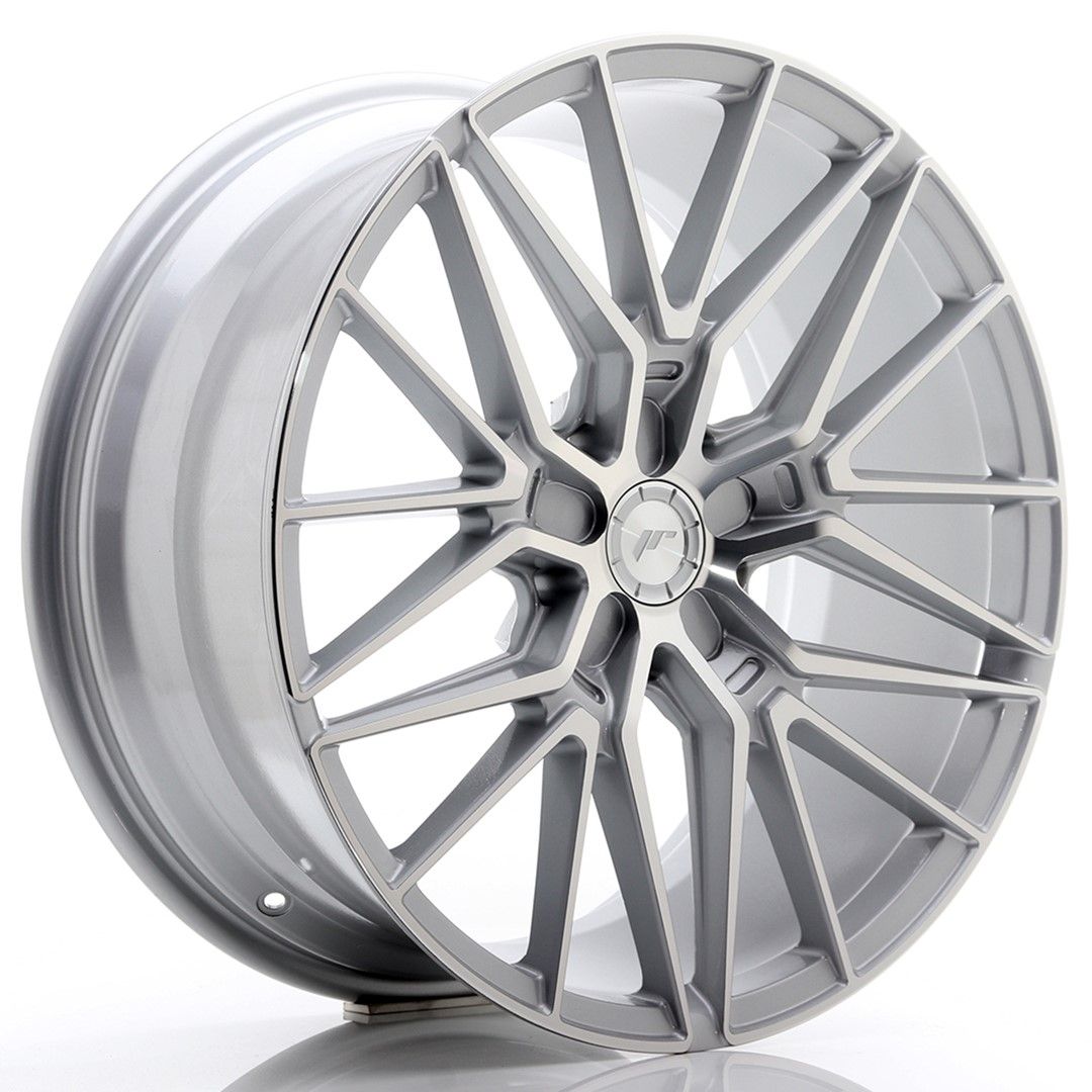 Image of JR-Wheels JR38 Velgen 20 Inch 9J ET20-45 Custom PCD Silver Machined Face