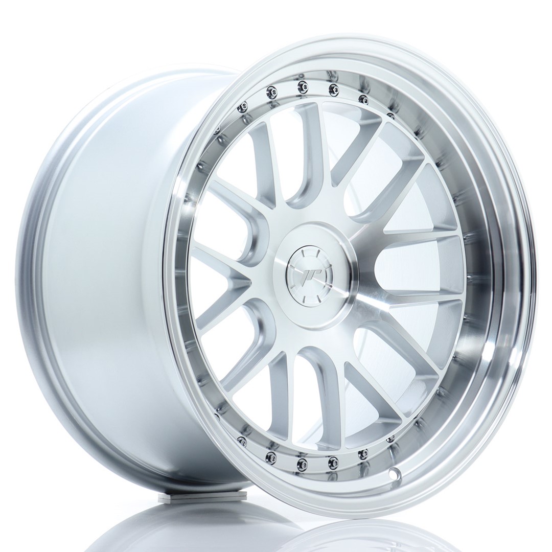 Image of JR-Wheels JR40 Velgen 19 Inch 11J ET15-22 Custom PCD Silver Machined Face