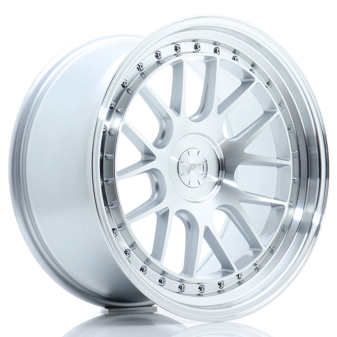 Image of JR-Wheels JR40 Velgen 19 Inch 9.5J ET15-30 Custom PCD Silver Machined Face