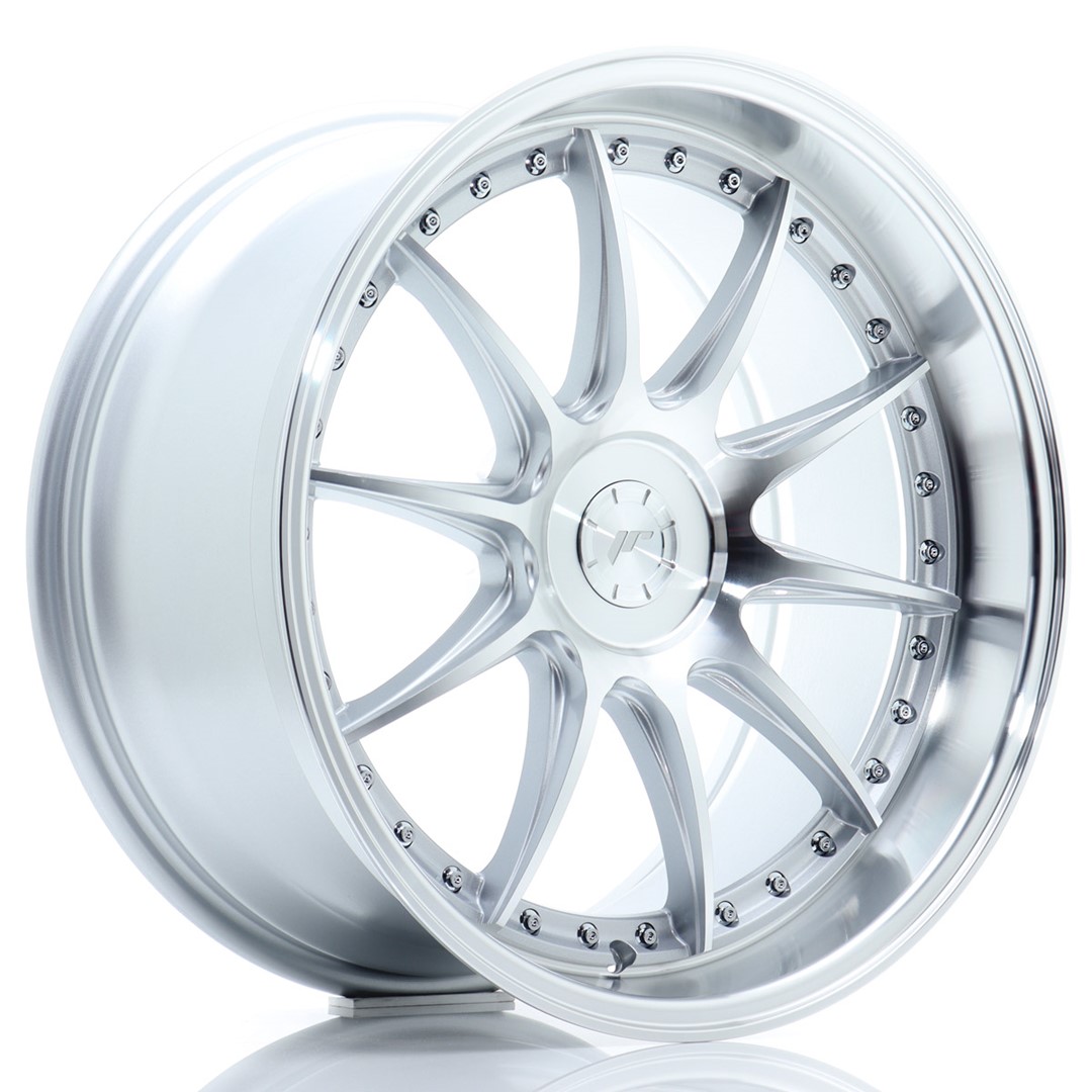 Image of JR-Wheels JR41 Velgen 19 Inch 9.5J ET12-22 Custom PCD Silver Machined Face