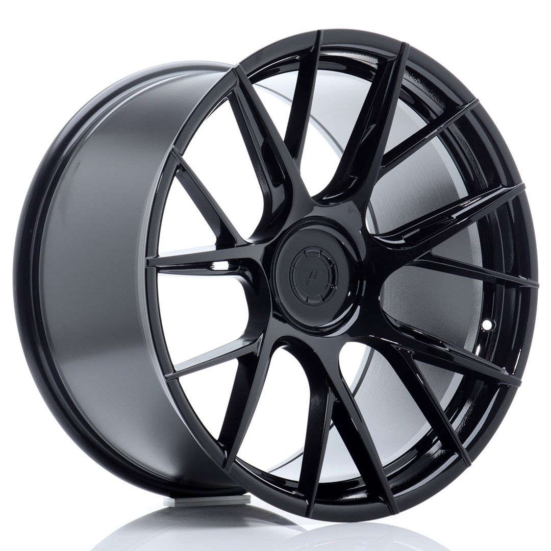 Image of JR-Wheels JR42 Velgen 20 Inch 11J ET20-35 Custom PCD Flow Form Gloss Black