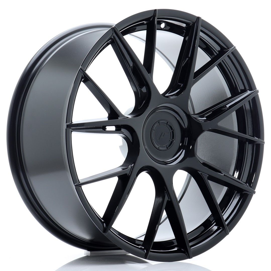 Image of JR-Wheels JR42 Velgen 20 Inch 9J ET20-50 Custom PCD Flow Form Gloss Black