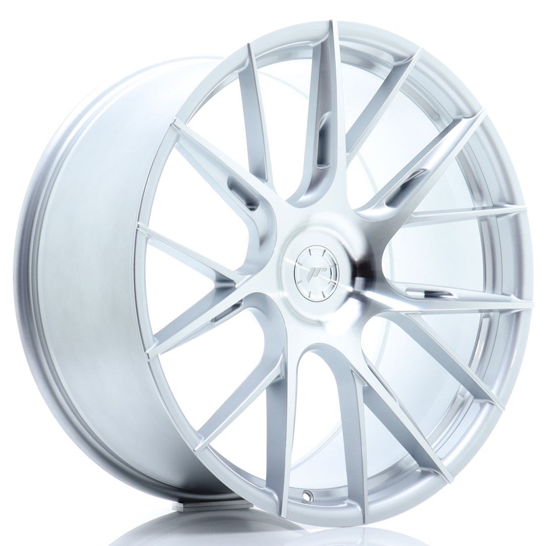 Image of JR-Wheels JR42 Velgen 22 Inch 11.5J ET20-52 Custom PCD Flow Form Silver Machined Face