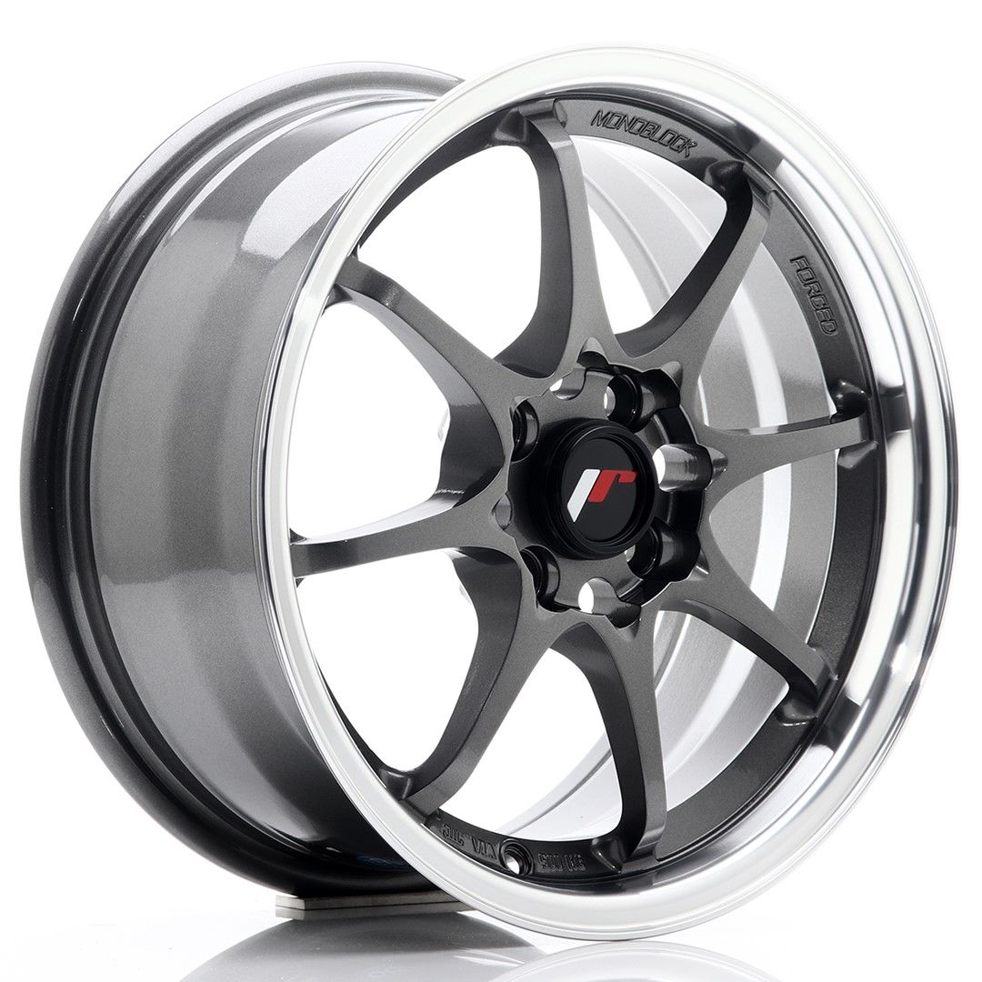 Image of JR-Wheels JR5 Velgen 15 Inch 7J ET35 4x100 Gun Metal