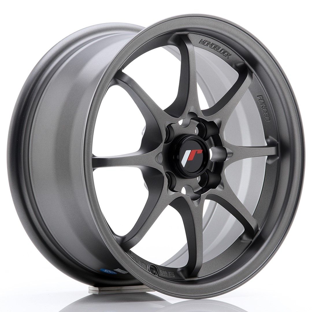 Image of JR-Wheels JR5 Velgen 15 Inch 7J ET35 4x100 Flat Gun Metal