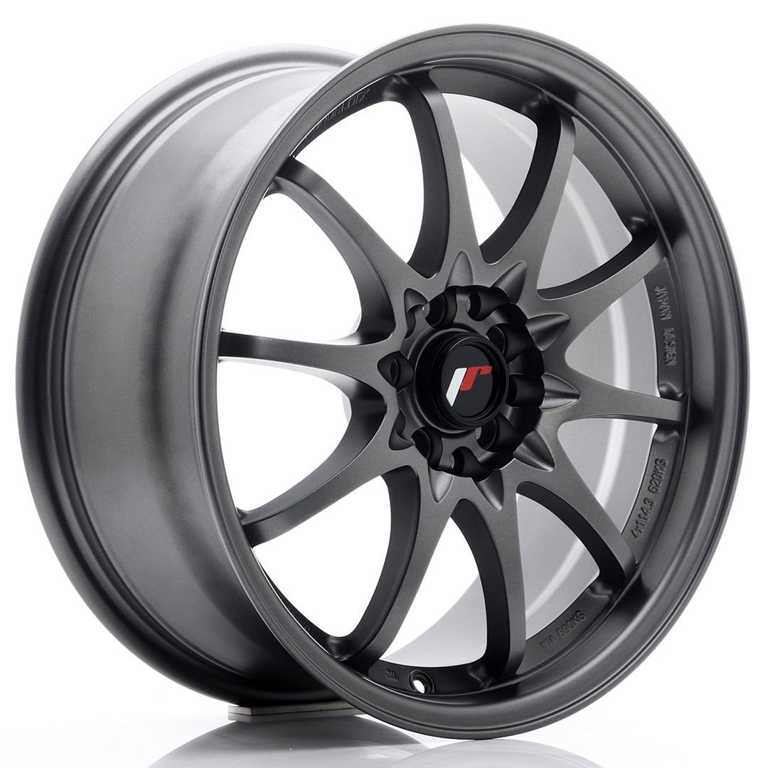 Image of JR-Wheels JR5 Velgen 17 Inch 7.5J ET35 5x100,5x114.3 Flat Gun Metal