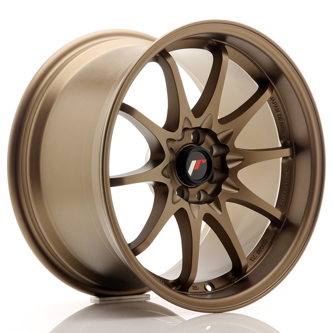 Image of JR-Wheels JR5 Velgen 17 Inch 9.5J ET25 4x100,4x114.3 Dark Anodized Bronze
