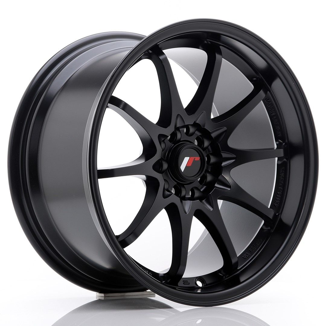Image of JR-Wheels JR5 Velgen 17 Inch 9.5J ET25 5x100,5x114.3 Flat Black