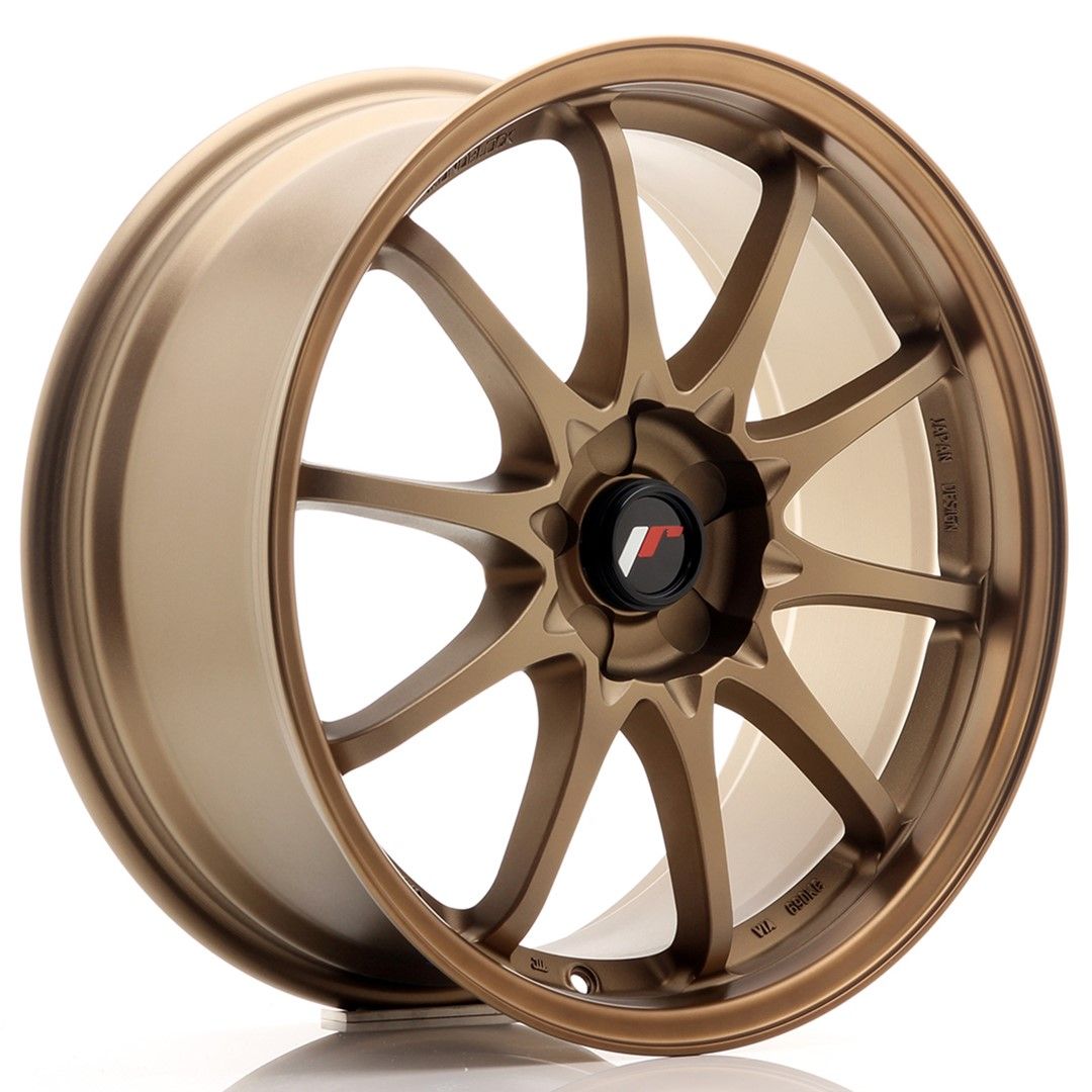 Image of JR-Wheels JR5 Velgen 18 Inch 8J ET35 Custom PCD Dark Anodized Bronze